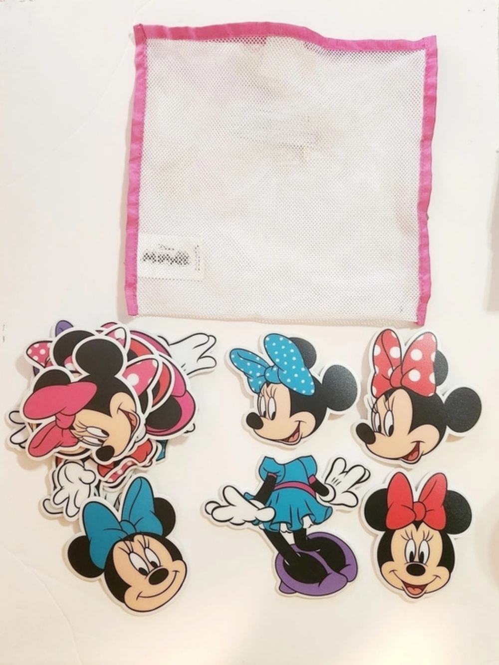 💜🩷Disney Minnie Mouse Bathtub Foam Sticker Puzzle: OS